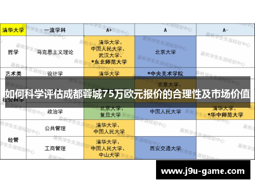 如何科学评估成都蓉城75万欧元报价的合理性及市场价值